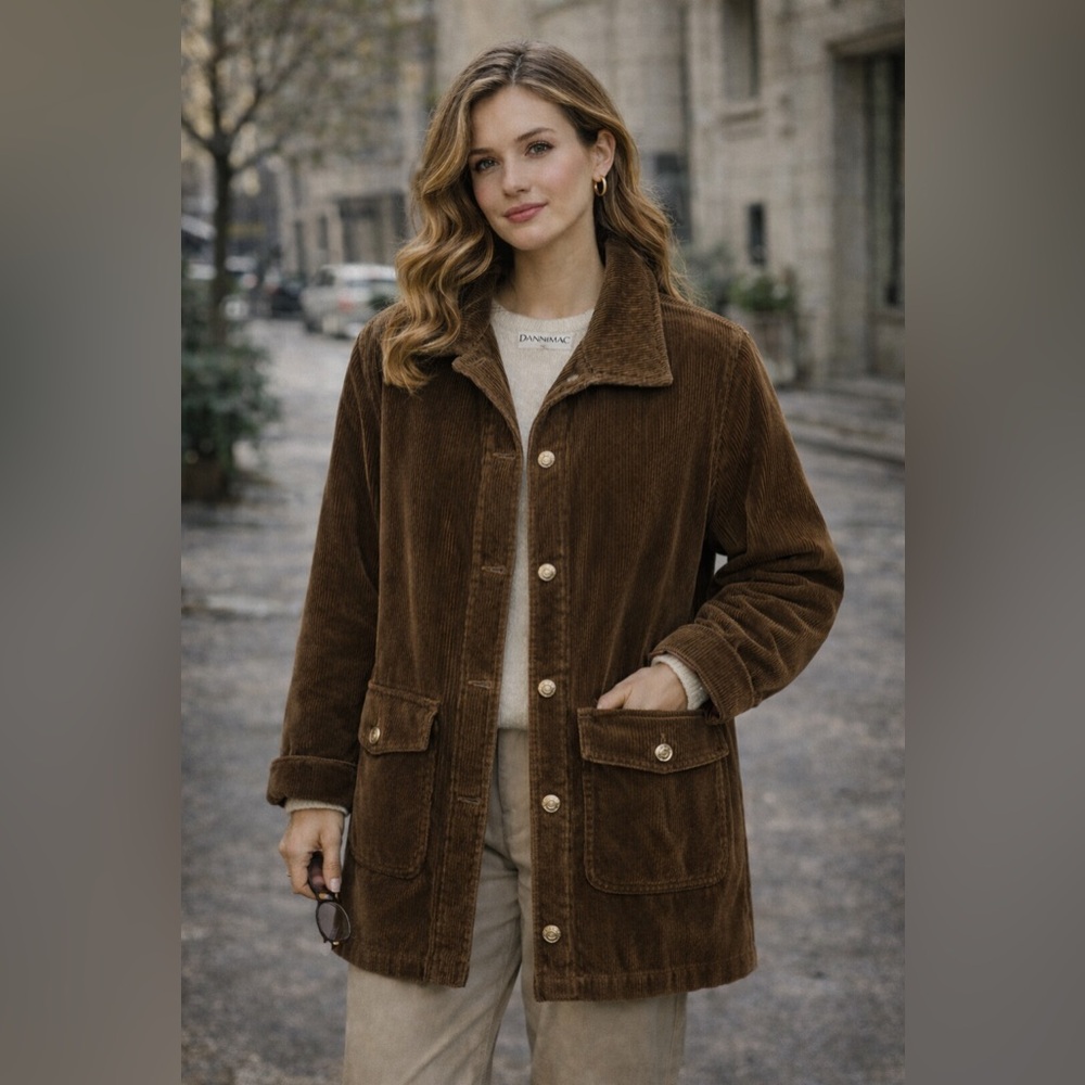 Vintage Dannimac Brown Corduroy Coat